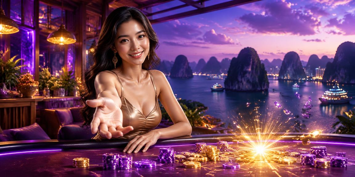 Vịnh Hạ Long – người chơi Baccarat cạnh tách cà phê buổi sáng
